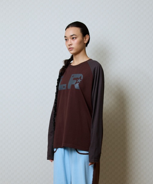 LUVISTRUE(ラヴイズトゥルー)の「GT STAR LR TEE(Tシャツ/カットソー・レディース・チャコール/ブラウン/ブラック・FREE)」の18枚目の写真