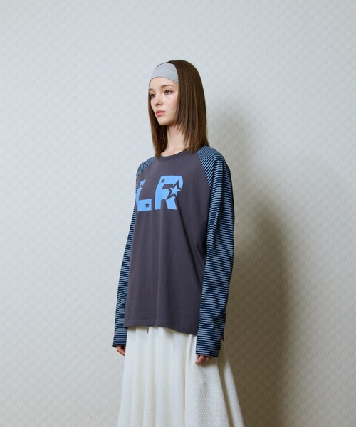 LUVISTRUE(ラヴイズトゥルー)の「GT STAR LR TEE(Tシャツ/カットソー・レディース・チャコール/ブラウン/ブラック・FREE)」の16枚目の写真