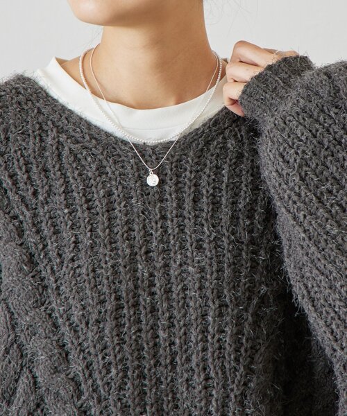 BEARDSLEY（ビアズリー）の「シンプル2WAYネックレス（ネックレス・レディース・シルバー・FREE）」の7枚目の写真