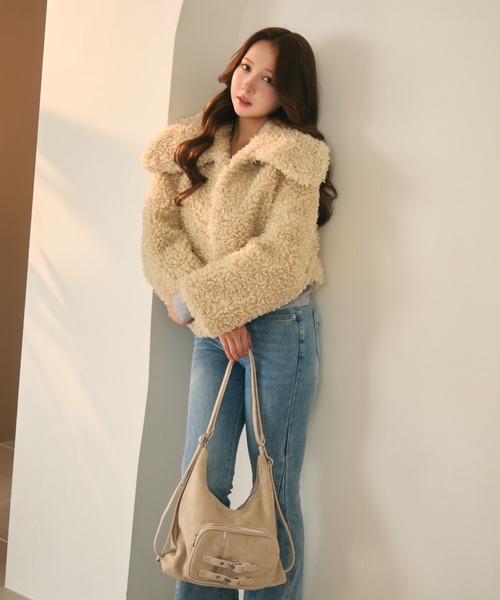 即日発送】2時間限定値下げ プードルコート アイボリー セール