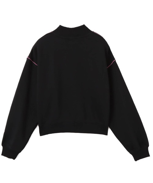 NIKE(ナイキ)の「NIKE AS W NSW PHNX FLC LOGO MOCK NE / ナイキ ウィメンズ NSW PHNX モック フリース L/S トップロゴ NE 【SP】(スウェット・レディース・ブラック/ピンク・S/M/L)」の14枚目の写真