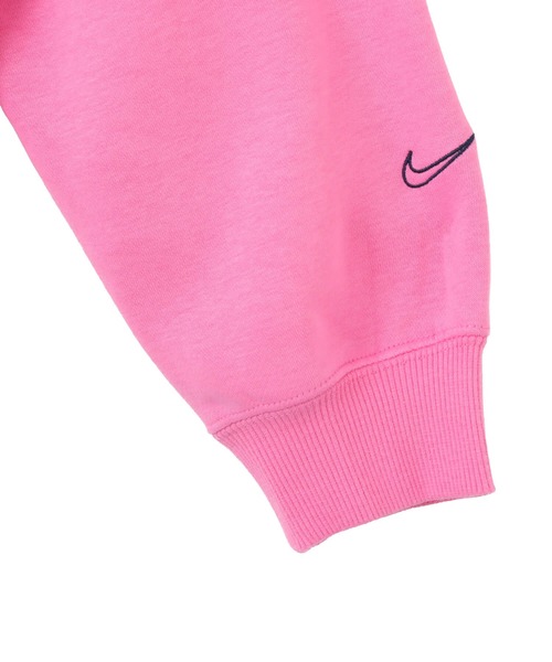 NIKE(ナイキ)の「NIKE AS W NSW PHNX FLC LOGO MOCK NE / ナイキ ウィメンズ NSW PHNX モック フリース L/S トップロゴ NE 【SP】(スウェット・レディース・ブラック/ピンク・S/M/L)」の5枚目の写真