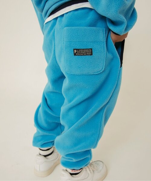 BREEZE(ブリーズ)の「【WEB限定/ジュニア対応】フリースパンツ(セットアップ可)(その他パンツ・キッズ・ブルー/ダークグリーン/アイボリー・90/100/110/120/130/140)」の3枚目の写真