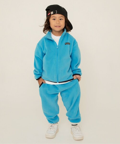 BREEZE(ブリーズ)の「【WEB限定/ジュニア対応】フリースパンツ(セットアップ可)(その他パンツ・キッズ・ブルー/ダークグリーン/アイボリー・90/100/110/120/130/140)」の4枚目の写真