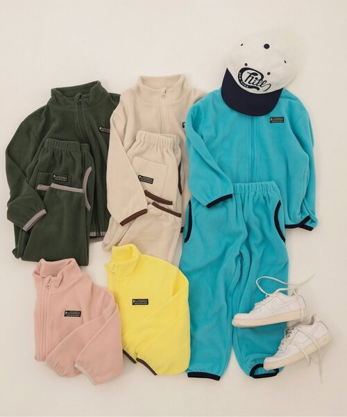 BREEZE(ブリーズ)の「【WEB限定/ジュニア対応】フリースパンツ(セットアップ可)(その他パンツ・キッズ・ブルー/ダークグリーン/アイボリー・90/100/110/120/130/140)」の6枚目の写真