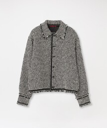 【新品・タグ付き】ステファン　24AW ツイードジャンバーブルゾン　38号 ブルゾン（ツイード）ファッション通販 - ZOZOTOWN