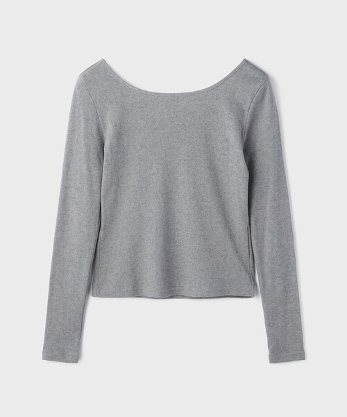 Diagram(ダイアグラム)の「ウールコットンテレコトップ(Tシャツ/カットソー・レディース・ブラウン/グレー/ブラック・36)」の20枚目の写真