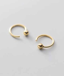【Silver925】金属アレルギー対応 モチーフヘッドピアス(ハート・ボール・Tバー)