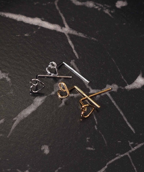 ALWAYS GOOD TIME(オルウェイズグッドタイム)の「【Silver925】金属アレルギー対応 モチーフヘッドピアス(ハート・ボール・Tバー)(ピアス(両耳用)・レディース・シルバー系その他/ゴールド/ゴールド系その他/ゴールド系その他2/シルバー/シルバー系その他2・FREE)」の18枚目の写真
