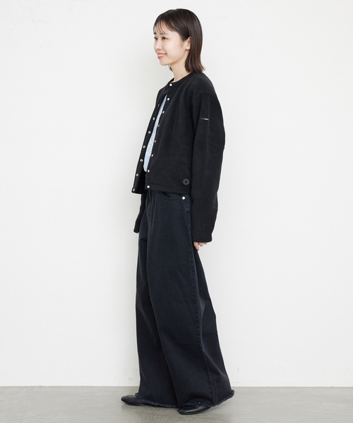 ORCIVAL（オーシバル）の「《追加》ORCIVAL/オーシバル フリースカーディガン #OR-C0378（カーディガン/ボレロ・レディース・チャコールグレー/キャメル/ブラック・FREE）」の19枚目の写真