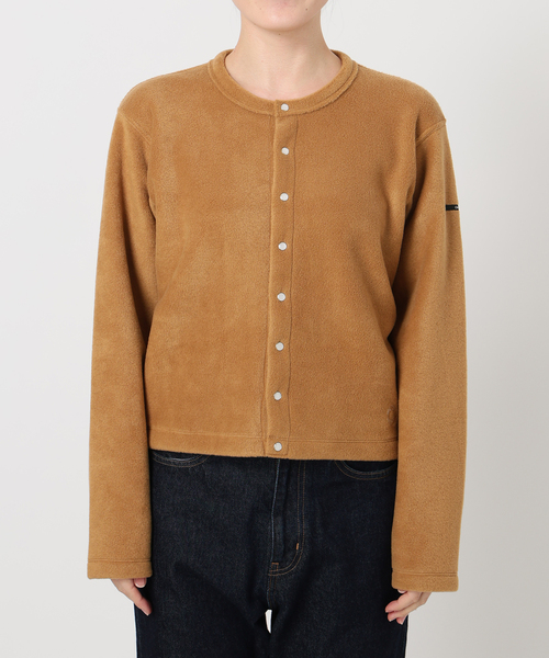 ORCIVAL（オーシバル）の「《追加》ORCIVAL/オーシバル フリースカーディガン #OR-C0378（カーディガン/ボレロ・レディース・チャコールグレー/キャメル/ブラック・FREE）」の15枚目の写真