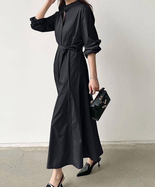 セール】ベルト付きシャツワンピース（ワンピース）｜MAISON DE
