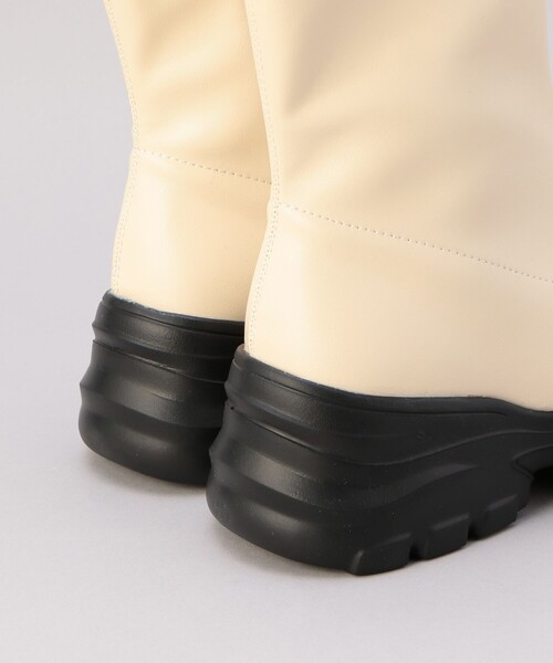 coen(コーエン)の「やわらかスニーカーブーツ(ブーツ・レディース・ブラック/オフホワイト・22.5cm/23.5cm/24.5cm)」の8枚目の写真