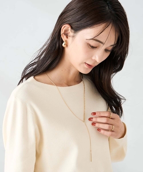 a.v.v（アーヴェヴェ）の「スライドチェーンネックレス（ネックレス・レディース・シルバー/ゴールド・38）」の3枚目の写真