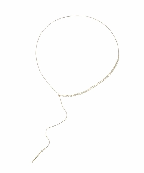 a.v.v（アーヴェヴェ）の「スライドチェーンネックレス（ネックレス・レディース・シルバー/ゴールド・38）」の10枚目の写真