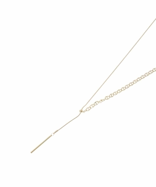 a.v.v（アーヴェヴェ）の「スライドチェーンネックレス（ネックレス・レディース・シルバー/ゴールド・38）」の11枚目の写真