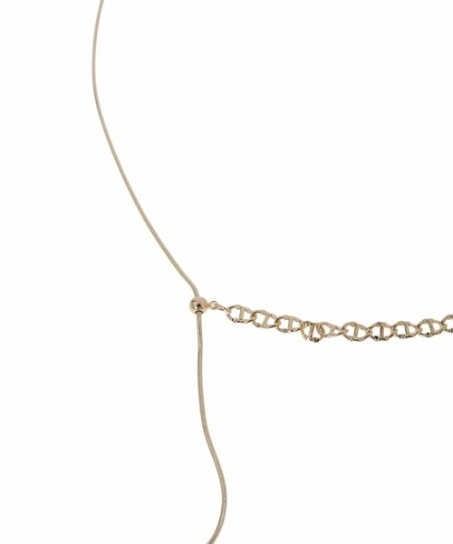 a.v.v（アーヴェヴェ）の「スライドチェーンネックレス（ネックレス・レディース・シルバー/ゴールド・38）」の13枚目の写真