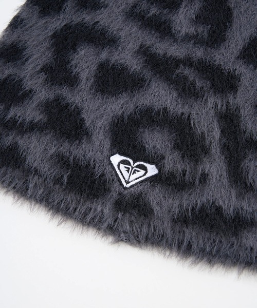 ROXY（ロキシー）の「FLUFFY BEANIE /ロキシーロゴワンポイントシャギーニット帽・ビーニー（ニットキャップ/ビーニー・レディース・ベージュ/ピンク/ホワイト/ブラック/グレー・FREE）」の14枚目の写真