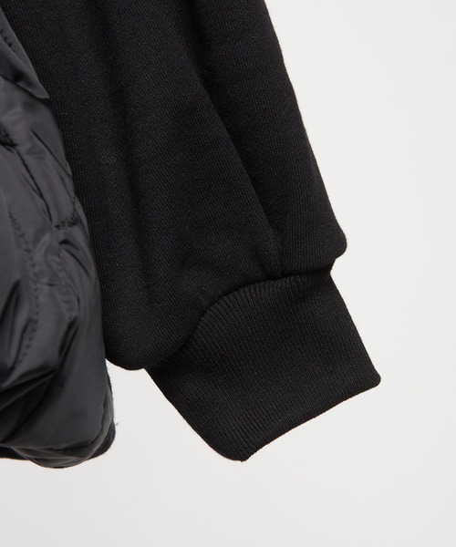 gomme（ゴム）の「アーミーキルト　ビッグカラージャケット（その他アウター・レディース・ブラック・MEDIUM）」の16枚目の写真