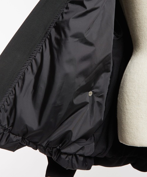 gomme（ゴム）の「アーミーキルト　ビッグカラージャケット（その他アウター・レディース・ブラック・MEDIUM）」の19枚目の写真