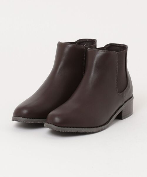 Piedi Nudi（ピエディヌーディ）の「NEW YORK STARS BOBSON / サイドゴアブーツ（ブーツ・レディース・ブラック/ダークブラウン/キャメル・M/L/LL/S）」の3枚目の写真