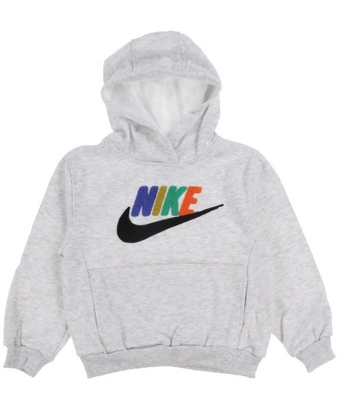 NIKE(ナイキ)の「ナイキ NIKE NKN CLUB CHENILLE PO HOODY(スウェット・キッズ・ブラック/ライトグレー・120cm/105cm/115cm/110cm)」の2枚目の写真