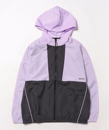 ナイロンジャケット（パープル/紫色系・フードあり）ファッション通販