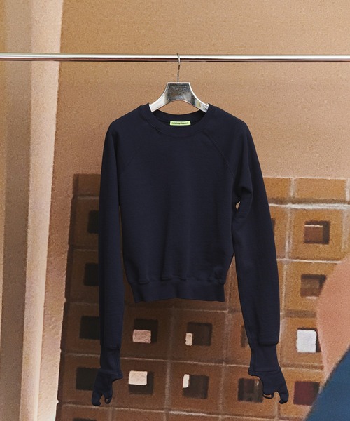 HEAVYWEIGHT CUFF-GLOVE TOP（スウェット）｜kotohayokozawa 