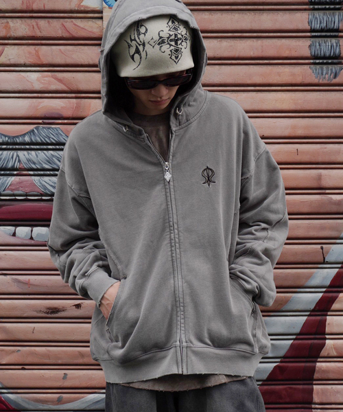 JOINT WORKS（ジョイントワークス）の「SUPPLIER / サプライヤー SWITCHING PIERCED ZIP HOODIE V2（パーカー・メンズ・ブラック・LARGE/MEDIUM）」の2枚目の写真