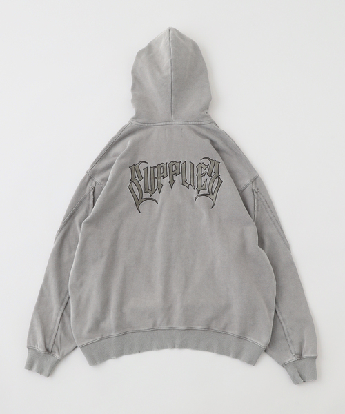 JOINT WORKS（ジョイントワークス）の「SUPPLIER / サプライヤー SWITCHING PIERCED ZIP HOODIE V2（パーカー・メンズ・ブラック・LARGE/MEDIUM）」の12枚目の写真