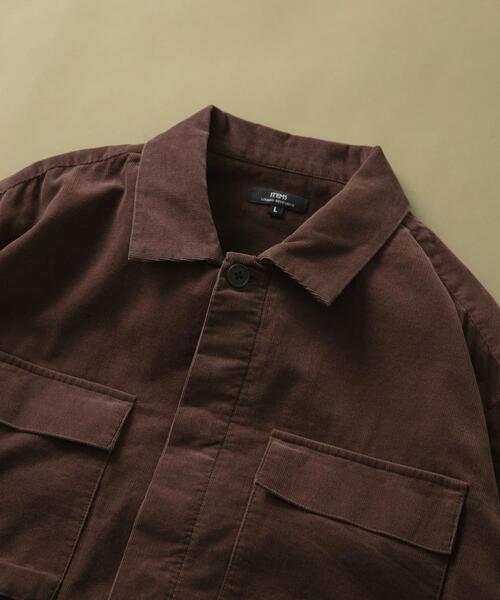 ITEMS URBANRESEARCH（アイテムズ アーバンリサーチ）の「Souplement Corduroy Jacket（ブルゾン・メンズ・ブラウン/ブラック/チャコールグレー・LARGE/MEDIUM）」の5枚目の写真
