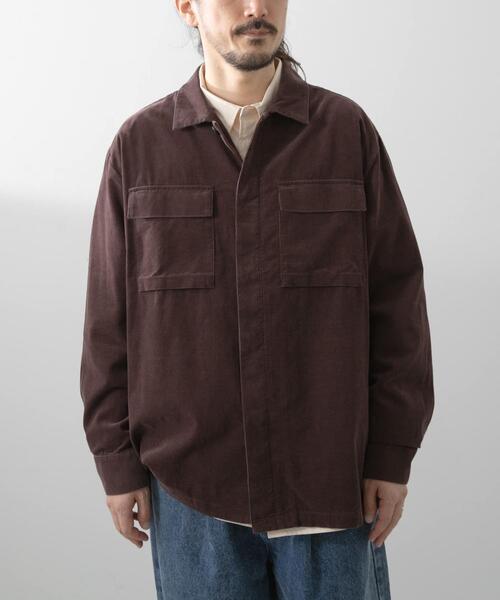 ITEMS URBANRESEARCH（アイテムズ アーバンリサーチ）の「Souplement Corduroy Jacket（ブルゾン・メンズ・ブラウン/ブラック/チャコールグレー・LARGE/MEDIUM）」の7枚目の写真