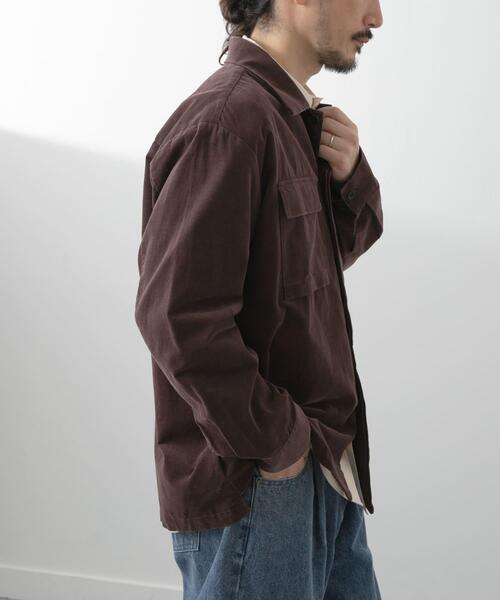 ITEMS URBANRESEARCH（アイテムズ アーバンリサーチ）の「Souplement Corduroy Jacket（ブルゾン・メンズ・ブラウン/ブラック/チャコールグレー・LARGE/MEDIUM）」の10枚目の写真