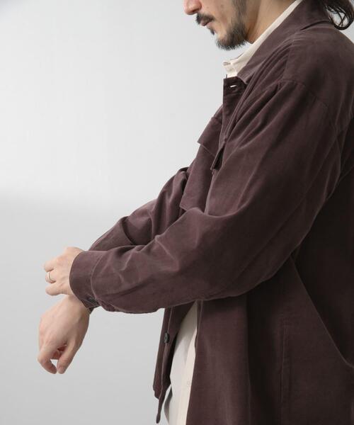 ITEMS URBANRESEARCH（アイテムズ アーバンリサーチ）の「Souplement Corduroy Jacket（ブルゾン・メンズ・ブラウン/ブラック/チャコールグレー・LARGE/MEDIUM）」の11枚目の写真