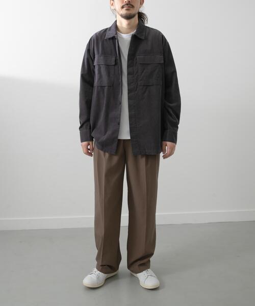 ITEMS URBANRESEARCH（アイテムズ アーバンリサーチ）の「Souplement Corduroy Jacket（ブルゾン・メンズ・ブラウン/ブラック/チャコールグレー・LARGE/MEDIUM）」の19枚目の写真
