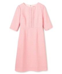 美品✨TOCCA トッカ ツイードワンピース 大きいサイズ 半袖 ビジュー付 TOCCA｜トッカのワンピース（ツイード）通販 - ZOZOTOWN