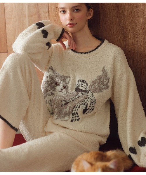 キャットホイップリーパジャマ（ルームウェア/パジャマ）｜PEACH JOHN