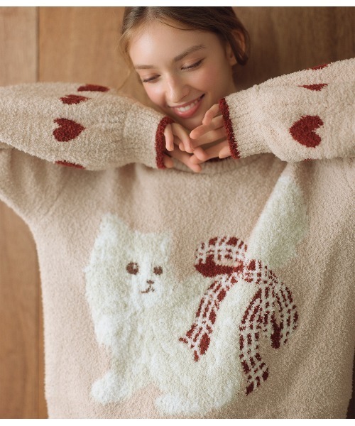 PEACH JOHN（ピーチジョン）の「キャットホイップリーパジャマ（ルームウェア/パジャマ・レディース・アイボリー/ピンク・ONE SIZE）」の14枚目の写真