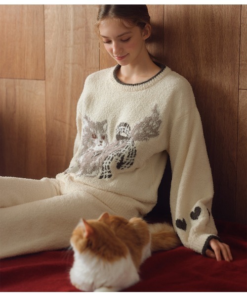 夕*希様 【新品・未使用】PEACH JOHN キャットホイップリーパジャマ ピ PEACH JOHN（ピーチジョン）の「キャットホイップリーパジャマ（ルーム