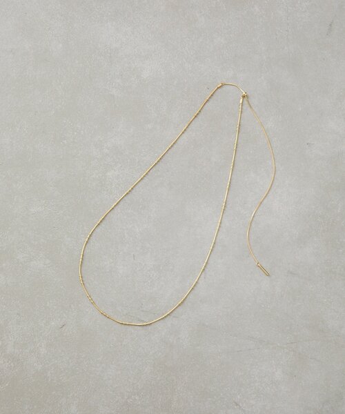 SHENERY(シーナリー)の「トリオボールスライドネックレス(ネックレス・レディース・シルバー/ゴールド・FREE)」の1枚目の写真