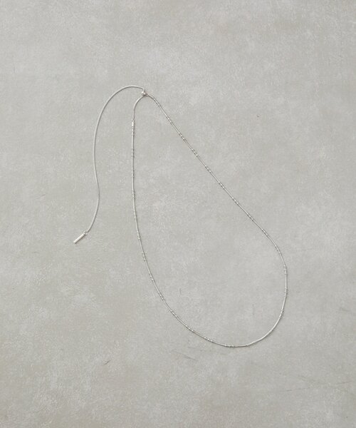 SHENERY(シーナリー)の「トリオボールスライドネックレス(ネックレス・レディース・シルバー/ゴールド・FREE)」の3枚目の写真