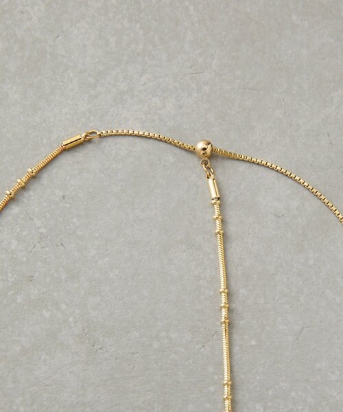 SHENERY(シーナリー)の「トリオボールスライドネックレス(ネックレス・レディース・シルバー/ゴールド・FREE)」の5枚目の写真