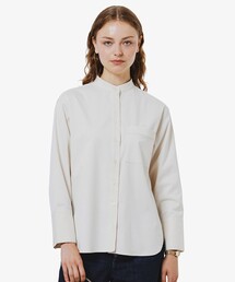 LACOSTE | ロングカフススタンドカラーシャツ(シャツ/ブラウス)