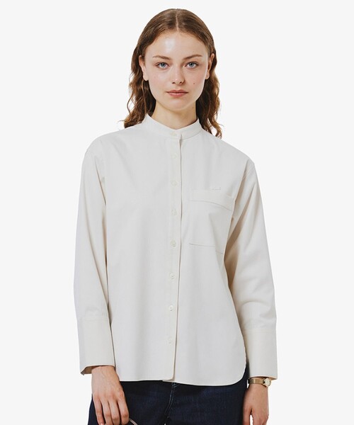 ラコステ（LACOSTE）/ロングカフススタンドカラーシャツ セール】ロングカフススタンドカラーシャツ（シャツ/ブラウス