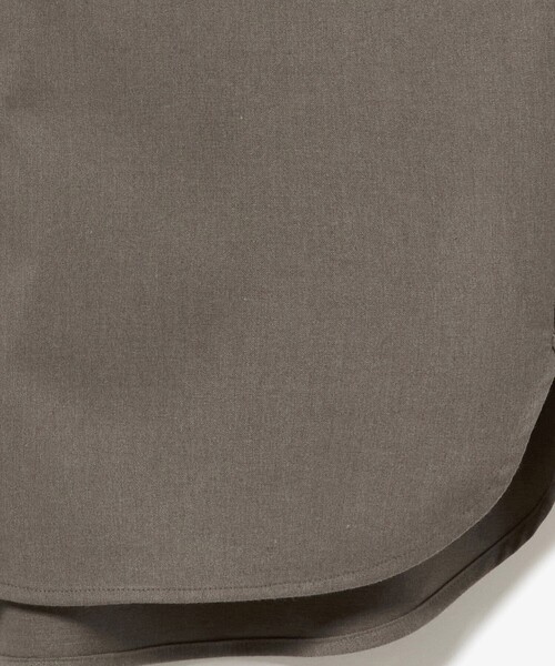 LACOSTE(ラコステ)の「ロングカフススタンドカラーシャツ(シャツ/ブラウス・レディース・ダークブラウン/オフホワイト・40/38/36/34)」の14枚目の写真