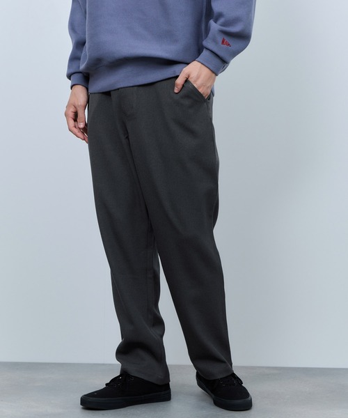 URBAN COLLECTION（アーバンコレクション）の「URBAN COLLECTION　ラクウールライクパンツ（その他パンツ・メンズ・チャコールグレー/ブラック・M/XL/L）」の7枚目の写真