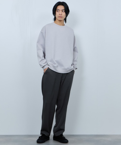 URBAN COLLECTION（アーバンコレクション）の「URBAN COLLECTION　ラクウールライクパンツ（その他パンツ・メンズ・チャコールグレー/ブラック・M/XL/L）」の4枚目の写真