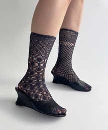 EDIT. FOR LULU | 【EUCHRONIA/ユークロニア】Stretch lace socks(ソックス/靴下)