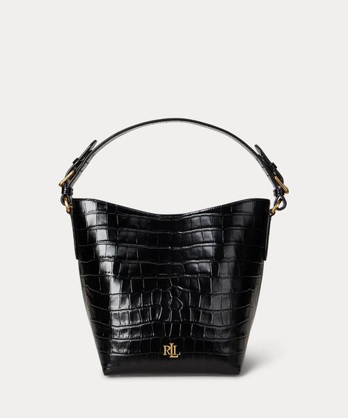 LAUREN ペブルド レザー スモール Emerie サッチェル ペブルド レザー スモール Emerie サッチェル | LAUREN