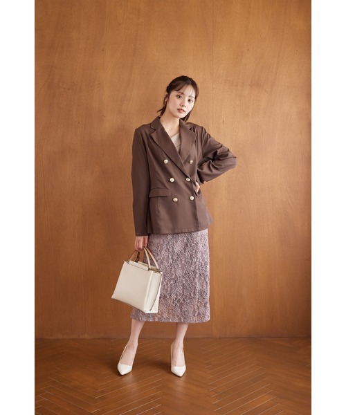 tocco closet（トッコ　クローゼット）の「２ＷＡＹショルダー＆キーチャーム付きバッグ（ショルダーバッグ・レディース・アイボリー/ブラック・M）」の5枚目の写真